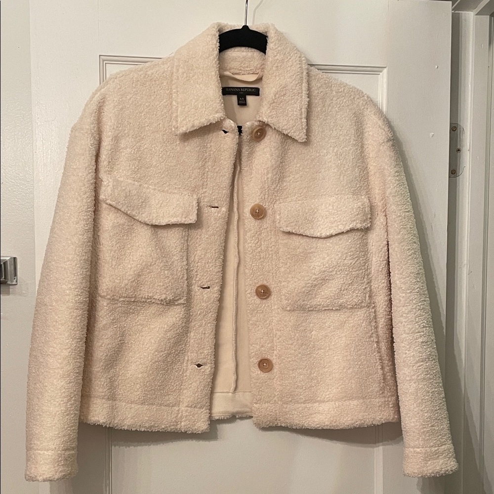 Banana Republic NWOT Cream Jacket